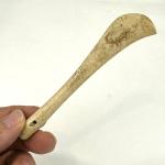 Antique 4.75" Japanese Hera Fabric Marking Tool