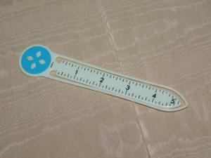 Japanese Vintage Dyno Marker Plastic Sewing Ruler