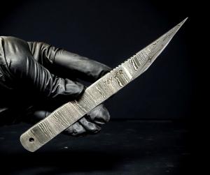 Damascus Steel Kiridashi Marking Tool for Woodworking