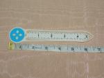 Japanese Vintage Dyno Marker Plastic Sewing Ruler