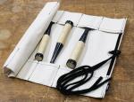 Japanese Wood Chisel Set with Roll Case