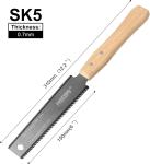 Japanese 6-Inch Pull Saw with Non-Slip Handle