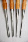 Tasai Japanese Sweep Chisel Set with Oak Handles