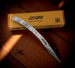 Jayger Damascus Steel Kiridashi Knife for Right Hand