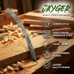 Jayger Damascus Steel Kiridashi Knife for Right Hand