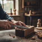 Jayger Damascus Steel Kiridashi Knife for Right Hand