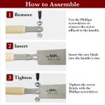 9.5" Ryoba Double Edge Pull Saw for Woodworking