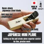 KAKURI 24mm Mini Hand Plane with Curved Sole