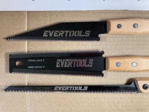 Japanese Pull Saw Set - 3 Razor Sharp Saws