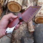 Handmade Kiridashi Knife Blank with Sheath
