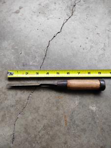 Japanese Push Chisel 1/4" Vintage Tool