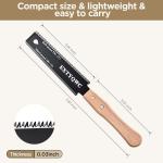 Japanese 6-Inch Double-Edge Pull Saw Tool