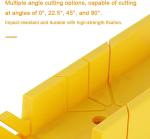 12" Miter Box and Saw Set Including 3 Hand Saws for Woodworking, Crafting, Carpe