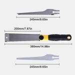 12" Miter Box and Saw Set Including 3 Hand Saws for Woodworking, Crafting, Carpe