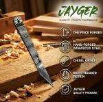 Handmade Kiridashi Knife – Precision Japanese Marking Tool – Damascus Steel B...