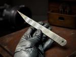 Handmade Kiridashi Knife – Precision Japanese Marking Tool – Damascus Steel B...