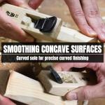 KAKURI 24mm Mini Hand Plane with Curved Sole