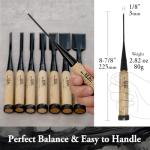 SUIZAN 1/8" Japanese Wood Chisel - Oire Nomi