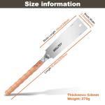 10-Inch Japanese Pull Saw with Replaceable Blades