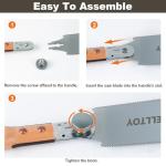 10-Inch Japanese Pull Saw with Replaceable Blades