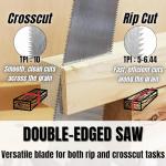 KAKURI 10.5" Extra Large Japanese Pull Saw