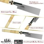 7" Flush Cut Saw - Japanese Pullsaw for Woodworking