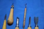 Vintage Japanese Wood Carving Chisel Set
