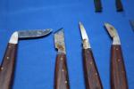 Vintage Japanese Wood Carving Chisel Set