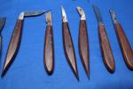 Vintage Japanese Wood Carving Chisel Set
