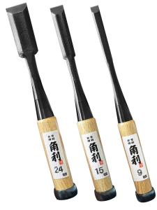 KAKURI Japanese Wood Chisel Set - 3 Pieces