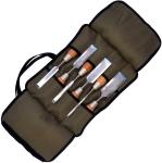 6-Piece Japanese Wood Chisel Set with Handles
