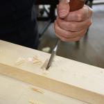 6-Piece Japanese Wood Chisel Set with Handles