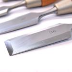 6-Piece Japanese Wood Chisel Set with Handles