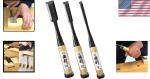 3-Piece Japanese Wood Chisel Set: Precision Tools