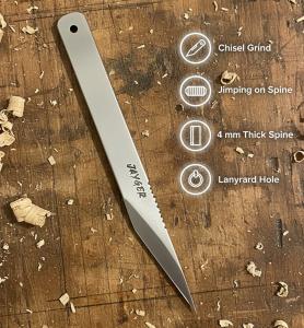 Left-Handed Kiridashi Knife for Woodworking