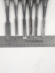 Restored Uchida Seisakusho Vintage Chisel Set of 6