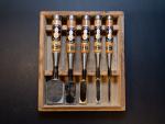 Hidari Nobuhiro 5-Piece Japanese Bench Chisel Set