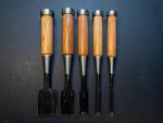 Hidari Nobuhiro 5-Piece Japanese Bench Chisel Set
