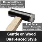 RANSHOU 300g Double Face Japanese Carpenter Hammer