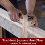 SUIZAN 2-Inch Japanese Wood Block Plane Kanna