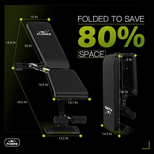 Banc de Musculation FLYBIRD Ajustable et Pliable