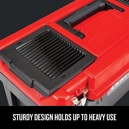 20-Inch Lockable Tool Box with Removable Tray