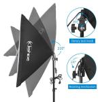86" Studio LED Softbox Lighting Kit
