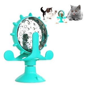 Interactive Pet Treat Dispenser with Suction Cup