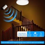 Souphran Plug-in Wireless Motion Activated Light Control, No Wiring, 130 Ft RF Range, Adjustable Detection Range, Always-on Timer and Light Sensor, Motion Detector and Plug Set