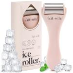 Kitsch Ice Roller for Face – Stainless Steel Ice Face Roller to Reduce Puffiness, Redness & Headaches – Cooling Facial Roller for Skin Care, Irritation Relief & Spa-Like Experience at Home - Pink