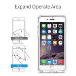 Cell Phone Ring Holder Stand Transparent Finger Grip Loop Finger Ring Stand (Black Sliver Rose Gold Colorful (Round))