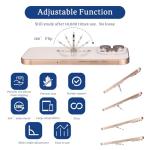 Molain 6Pcs Transparent Phone Ring Grips Holder, 360 Degree Rotation Ring Holder for Phone Case Cell Phone Tablet Case Accessories(Silver + Black + Rose Gold)