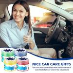 Datanly 12 Pack Car Cleaning Gel Detailing Cleaner Putty Auto Clean Dust Mud Tools Accessories Kit for Car Interior Air Vent Dashboard Keyboard Home Office(Colorful)