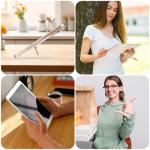 Molain 6Pcs Transparent Phone Ring Grips Holder, 360 Degree Rotation Ring Holder for Phone Case Cell Phone Tablet Case Accessories(Silver + Black + Rose Gold)